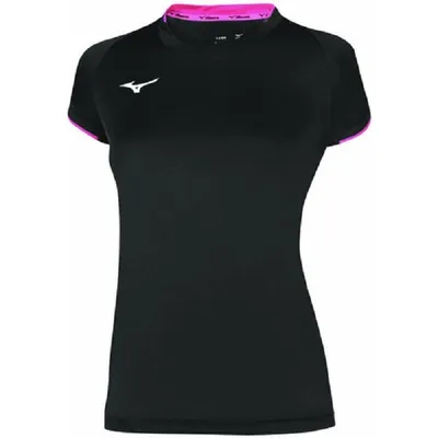 Obrázek produktu pro Dámské sportovní tričko Mizuno, černá/růžová, velikost XS