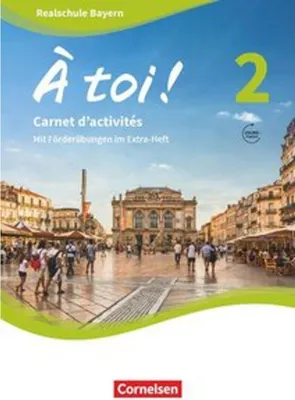 Immagine prodotto di À toi Band 2 - Bayern - Carnet d'activités mit Audios online und eingelegtem Förderheft