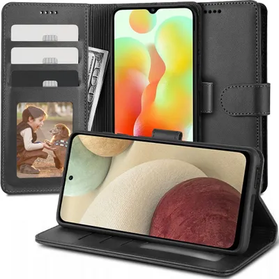 Obrázek produktu pro Kaardivahega mobiiliümbris Tech-Protect Redmi 12C Wallet, must