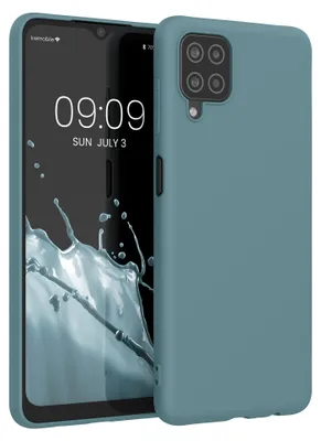 Produktbild von kwmobile Handyhülle für Samsung Galaxy A12 Hülle - TPU Case - Kabelloses Laden - Schutzhülle Cover in Antique Stone