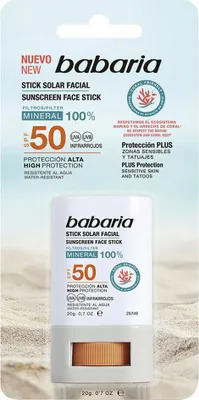 Obrázek produktu pro Babaria Opalovací krém na obličej SPF50