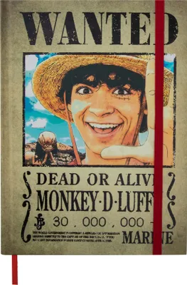 Produktbild von One Piece Notizbuch Wanted Posters
