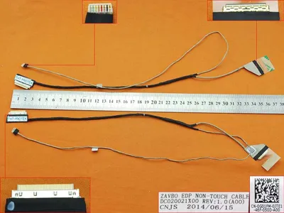 Produktbild von Displaykabel Bildschirm LED screen cable 30-PIN kompatibel für P/N: DC020021X00