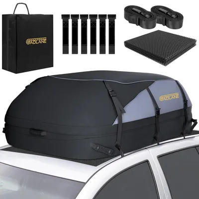 Produktbild von Dachbox Dachkoffer Dachgepäckbox - 550 Liter - Wasserdicht - Grau und Schwarz