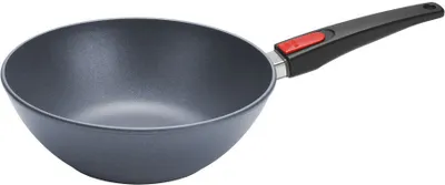 Immagine prodotto di Woll Diamond Lite Wok e padella in ghisa: manico rimovibile, Ø 26 cm, altezza 9 cm, tipo di fornello: vetroVetroceramica, gas, elettrico, alogeno