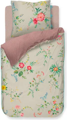 Produktbild von Pip Studio Perkal Kissenhülle Fleur Gran Ur Khaki 80X80 80 x 80 cm 1 Kissenbezug Khaki