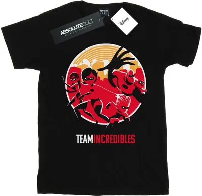 Produktbild von Disney - "Incredibles 2 Team Incredibles" T-Shirt für Herren BI51591 (L) (Schwarz)