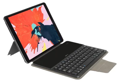 Produktbild von Gecko Covers V10T71C1-Z, QWERTZ, Apple, Apple iPad Air (2019), Schwarz, Kunstleder, Kabellos
