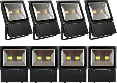 Produktbild von Greenmigo 8pcs LED Strahler Außen 100W Kaltweiß IP65 Wasserdicht Außen und Innen Strahler