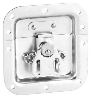 Produktbild von Adam Hall Hardware 17233 - Butterfly Verschluss klein in mittlerer Schale 9 mm tief mit Öse