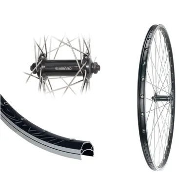Produktbild von Vorderrad 28" Shimano TX500 28 Zoll Laufrad 19-622 Hohlkammer schwarz geöst
