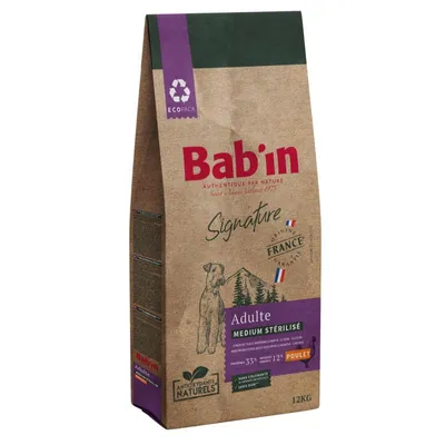 Zdjęcie produktu dla Bab'in Signature Medium Sterilized 12kg dla psów średnich ras