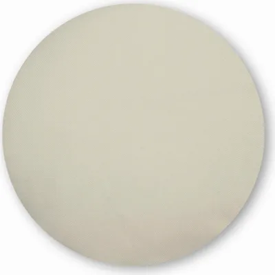 Produktbild von Kissenbezug rund 50 cm ecru Leinenoptik Kissenhülle Struktur Deko Kissen