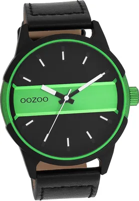 Produktbild von Oozoo Leder Herren Uhr Analog Quarzuhr Armband schwarz Timepieces D2UOC11234