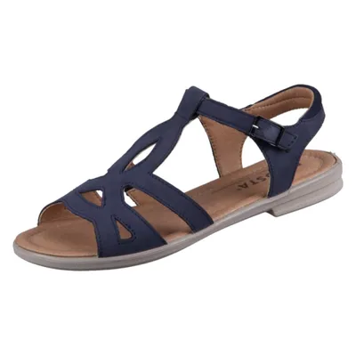 Produktbild von Ricosta Mädchen Sandale, blau(nautic (8)), Gr. 40