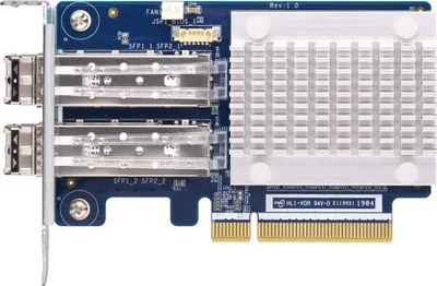 Produktbild von QNAP QXP-16G2FC, Eingebaut, Kabelgebunden, Faser, 14025 Mbit/s