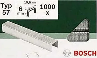 Produktbild von Bosch KlammernTyp 57 - 10.6 x 1.25 x 6 mm 1000 Stk.2609255845