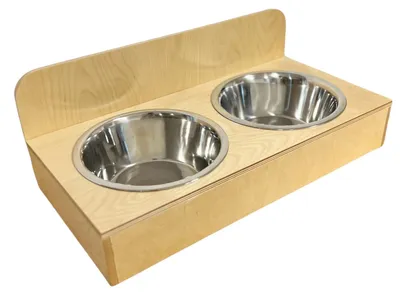 Produktbild von Holzständer für Katzentoilette – Doppelkatzenklo