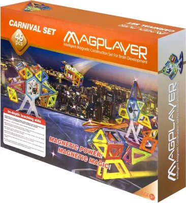Produktbild von Magnetisches Konstruktionsspiel – 46 Teile