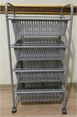 Produktbild von Lalezar Aufbewahrungkörbe / 4-Fach / Kunststoff / LZR-501