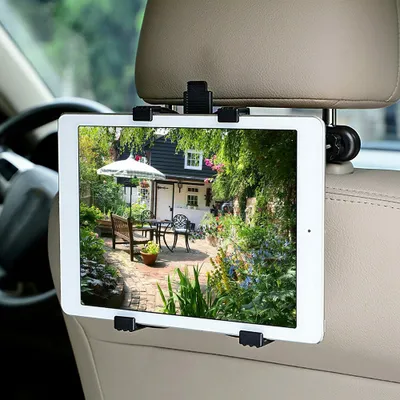 Produktbild von Car Back Seat Headrest Halter Verstellbare hintere Kissenhalterung Mount Universal Schwarz