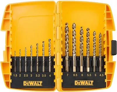 Produktbild von DeWalt Metallbohrer-Set 13-tlg. HSS-G - DT7920B-QZ