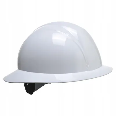 Produktbild von Helm breiter Kreisel-Bauschutzhelm weiß - ideal für Bohrungen