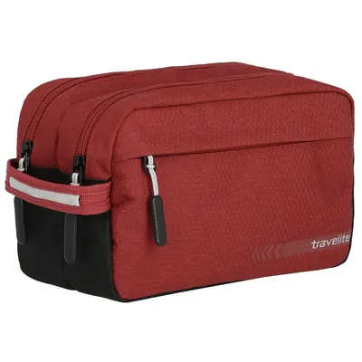 Produktbild von Travelite Kick Off Kulturtasche Kulturbeutel Doppelfach rot