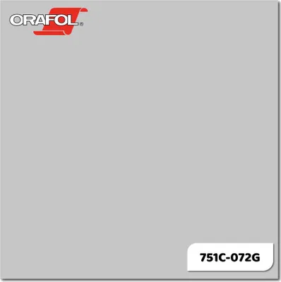 Produktbild von Plotterfolie ORACAL 751C-072G Hellgrau glänzend 31,5 x 20 cm