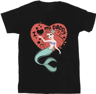 Produktbild von Disney - "The Little Mermaid Daddy" T-Shirt für Herren BI50162 (5XL) (Schwarz)