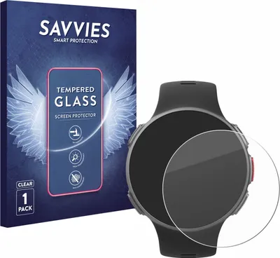 Produktbild von Savvies Schutzglas für Polar Vantage V / V Titan Displayschutz 9H Glas klar transparent