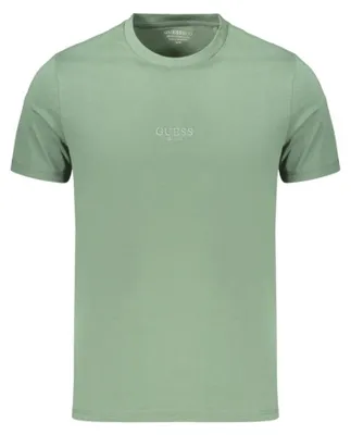 Produktbild von Grünes Herren T-Shirt aus Baumwolle - Slim Fit mit Logo und Druck