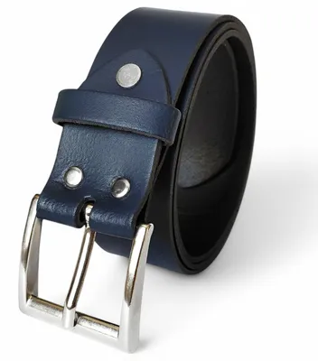 Produktbild von FRONHOFER Herrengürtel 4 cm, 100% Leder, mit Schraube und Nieten, kürzbar