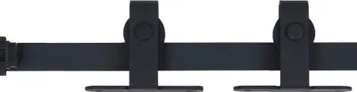 Produktbild von Mini Schiebetürbeschlag Set für Schranktüren Kohlenstoffstahl 183 cm