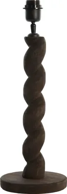 Image de Light & Living - lampe de table - Nanno - gris - bois - luminaire individuel - E27 - 8314827