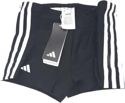 Produktbild von Adidas Jungen Badeanzug Hr7476 3S Boxer Schwarz Weiß 1112 152 Athletic