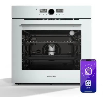 Produktbild von Klarstein Illuminosa Smart Einbaubackofen - 73 L, 11 Funktionen, WLAN-Steuerung,  A, Dreifach Verglaste Tür, Einbau-Backofen Ohne Kochfeld, App-Steuerung, 2800 W, Kindersicherung