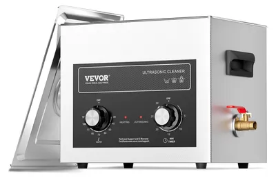 Produktbild von VEVOR 10L Ultraschallreiniger Schmuckreiniger mit Heizung Timer für Schmuckreinigung Drehknopfsteuerung Brillen Ringe Zahnprothesen Musikinstrumente, 10 L-a