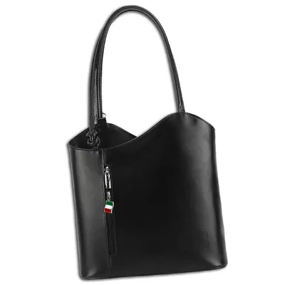 Produktbild von Florence Damen Rucksack Leder schwarz 29x9x28 cm OTF106F