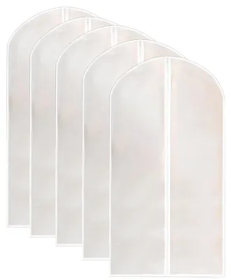 Produktbild von Transparente Kleiderhüllen mit Reißverschluss (5 Stück)