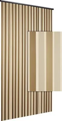 Obrázek produktu pro Závěs do dveří LINTEN HQ zlatá/krémová 90x220 cm