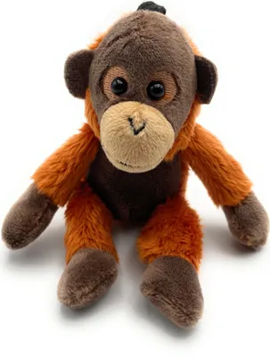 Zdjęcie produktu dla Onwomania miękka zabawka przytulanka pluszowe zwierzę małpa orangutan 18cm brązowy