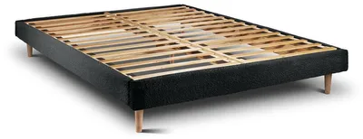 Produktbild von Lattenrost – Bouclé-Stoff– Bausatz zur Selbstmontage - 140x200 cm