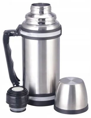 Produktbild von Vakuum-Thermosflasche, Trinkflasche, 1,5 l, Becher KAMILLE