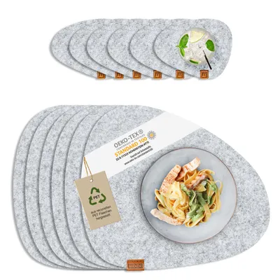 Produktbild von Tischsets Glasuntersetzer 12er-Set