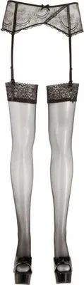 Produktbild von Cottelli Collection Stockings & Hosiery - Strümpfe schwarz | , Größe:XL