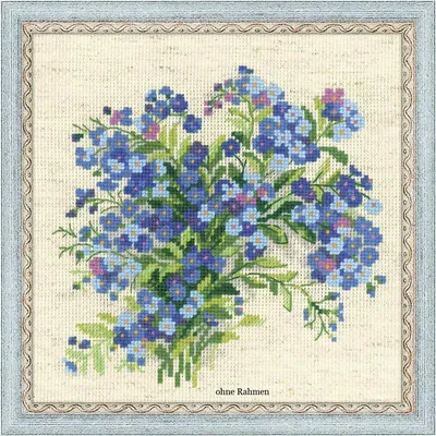 Immagine prodotto di Kit per il punto croce Riolis Forget Me Nots