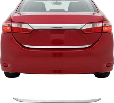 Image de Garniture de Hayon Coffre pour Toyota Corolla 2013-2019 acier inox