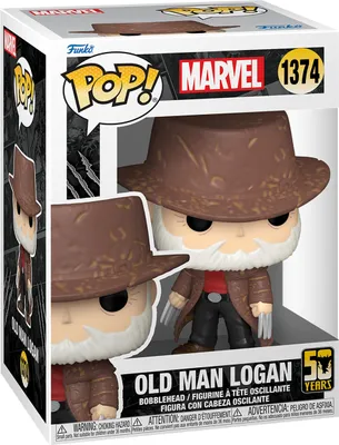 Produktbild von Marvel POP! Marvel Vinyl Figur Wolverine 50th - Ultimate Old Man Logan 9 cm