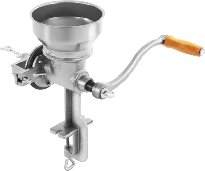 Produktbild von Getreidemühle, manuelle Bedienung, langlebige Konstruktion, Silber